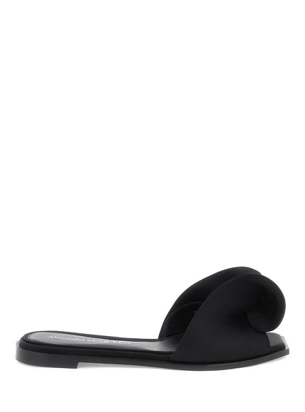 Alexander Mcqueen slides with silk detail