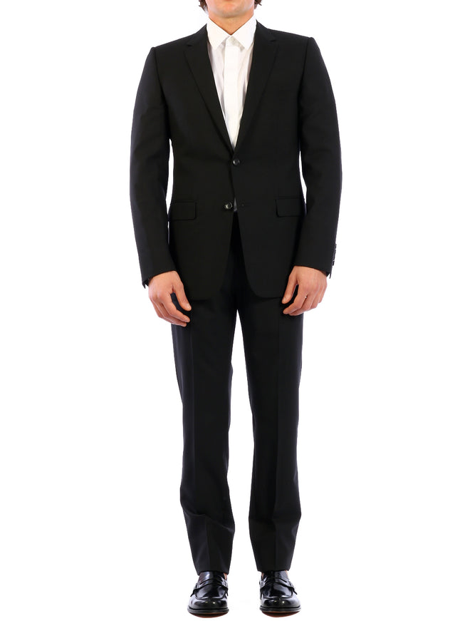 Dior Homme Virgin Wool Suit Black Black
