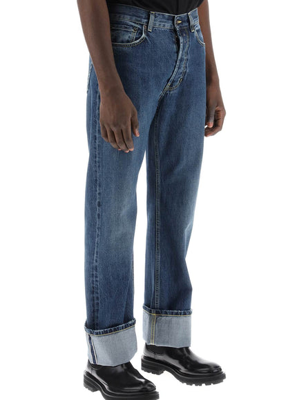 Alexander Mcqueen straight fit jeans in selvedge denim