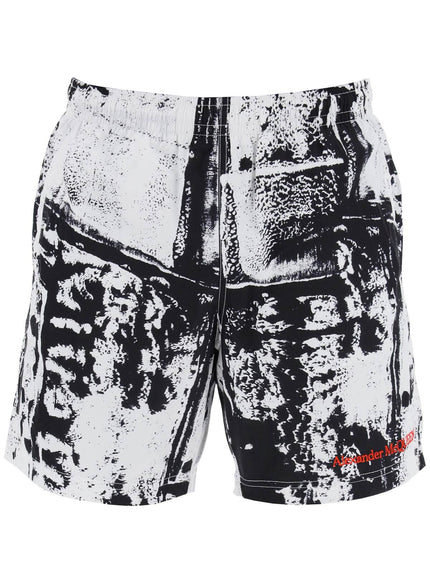 Alexander Mcqueen able women's beach shorts