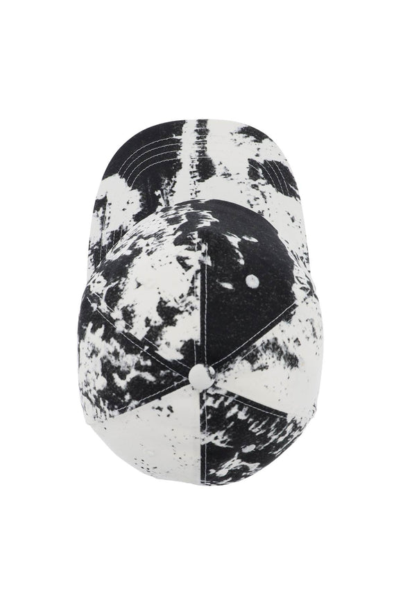 Alexander Mcqueen printed baseball cap with logo embroidery