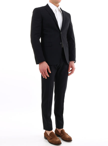 Tonello Blue Suit In Stretch Wool