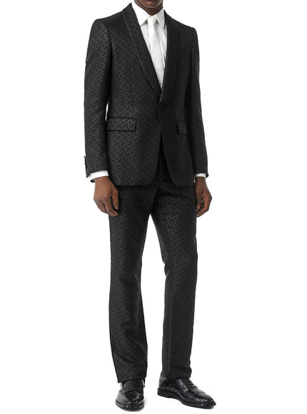 Burberry Tuxedo Jacquard Monogram 48 Black