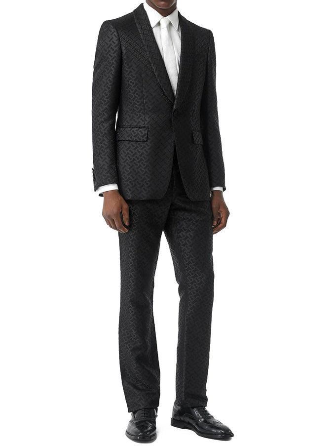 Burberry Tuxedo Jacquard Monogram 48 Black