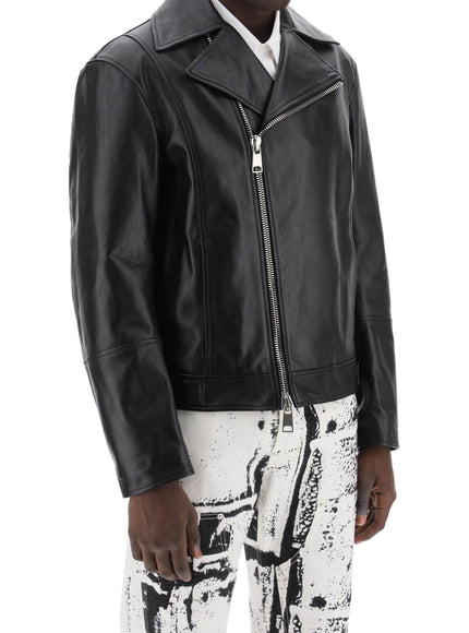 Alexander Mcqueen nappa biker jacket