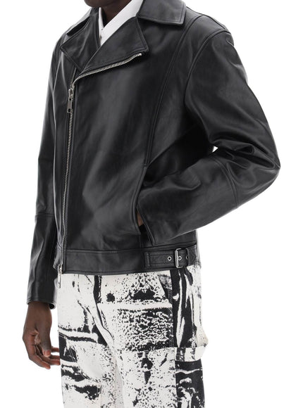 Alexander Mcqueen nappa biker jacket