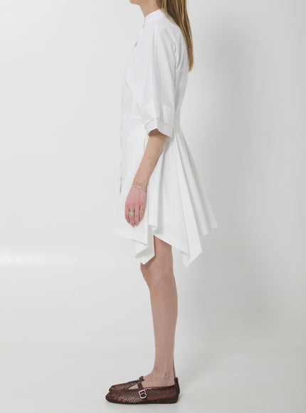 Alaia Poplin Panel Midi Dress