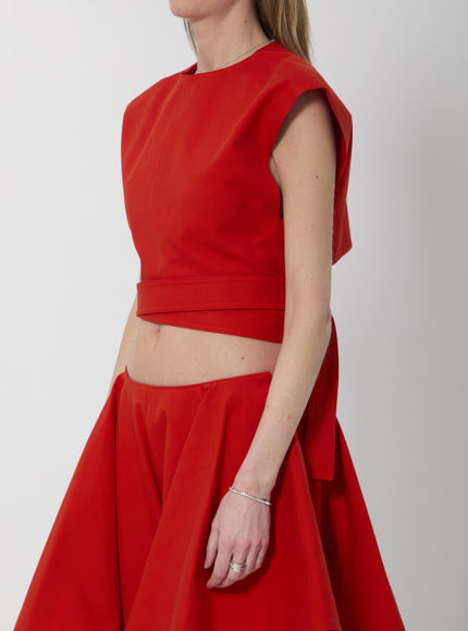 Alaia Cotton Top With Belt