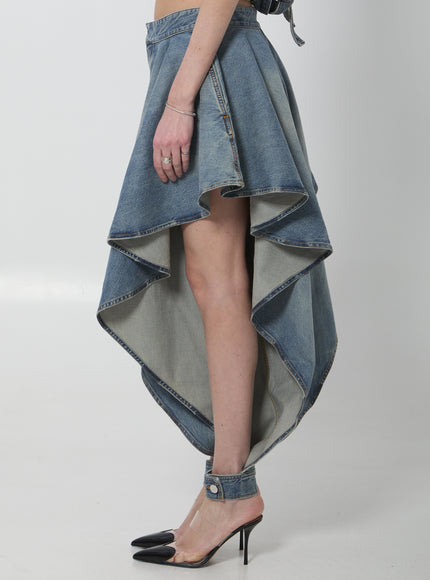 Alaia Délavé Panel Jeans