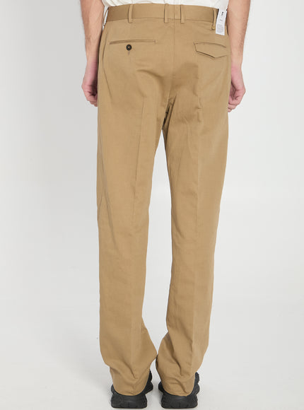 Pt Torino Cotton And Linen Trousers
