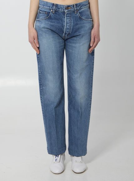 Celine Boyfriend 001 Denim Pants Blue