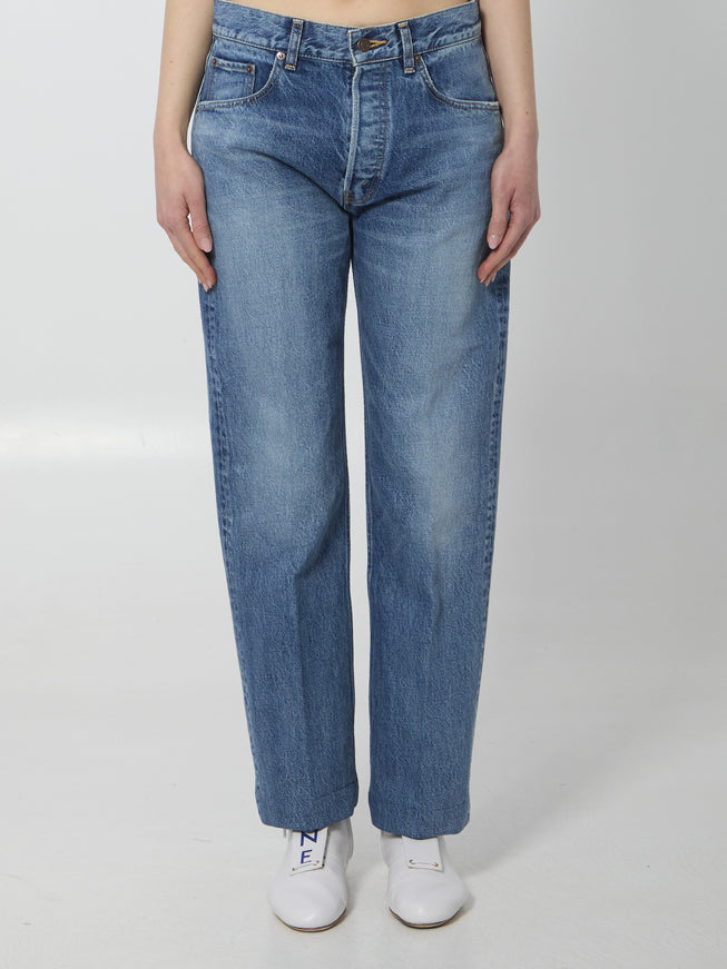 Celine Boyfriend 001 Denim Pants Blue