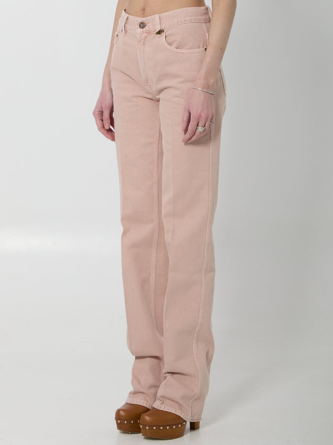 Chloe Straight Leg Jeans In Denim