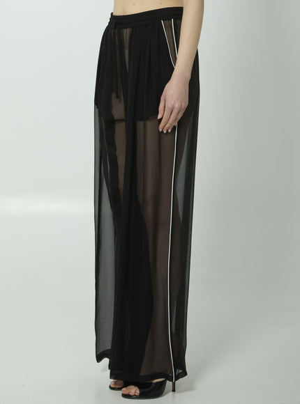 Dolce & Gabbana Silk Chiffon Trousers