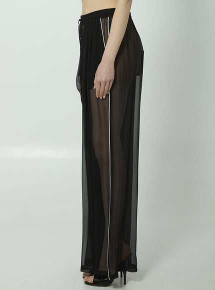 Dolce & Gabbana Silk Chiffon Trousers