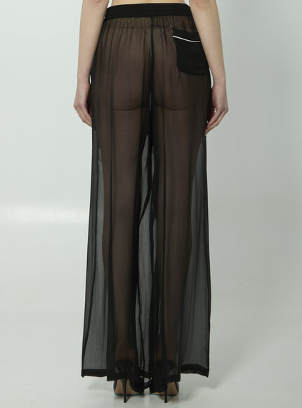 Dolce & Gabbana Silk Chiffon Trousers