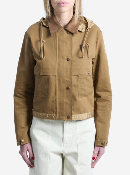 Moncler Aconitum Shirt Jacket Brown
