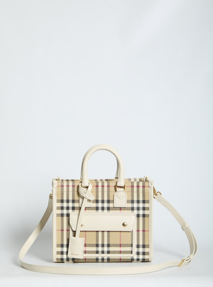 Burberry Freya Tote Mini Bag QT Beige