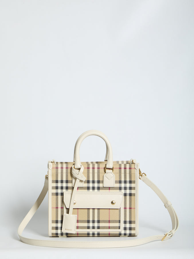 Burberry Freya Tote Mini Bag QT Beige
