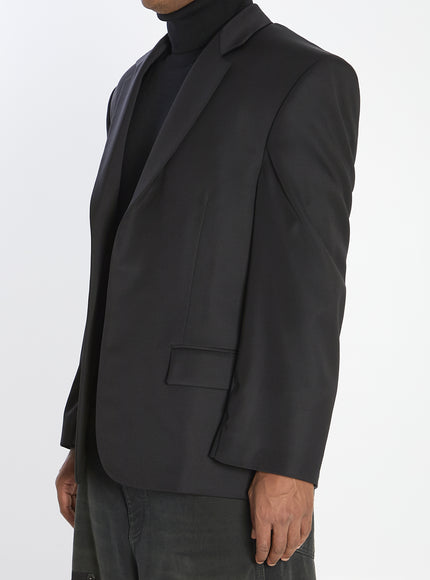 Balenciaga Tailored Jacket In Twill And Jersey