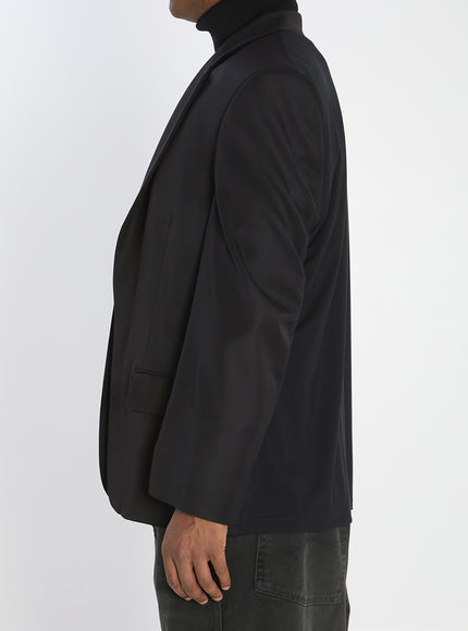 Balenciaga Tailored Jacket In Twill And Jersey
