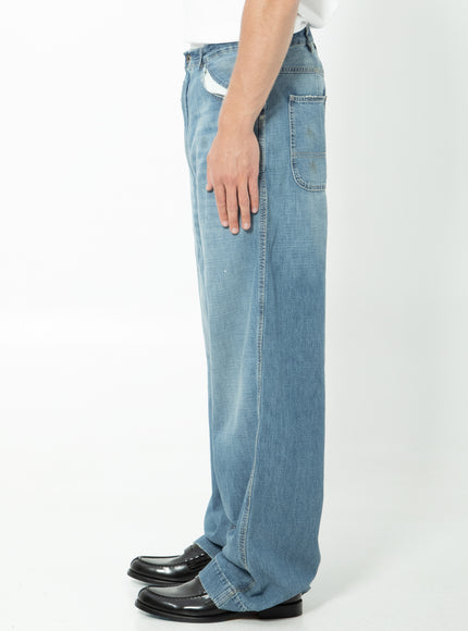 Maison Margiela Blue Wide-leg Jeans