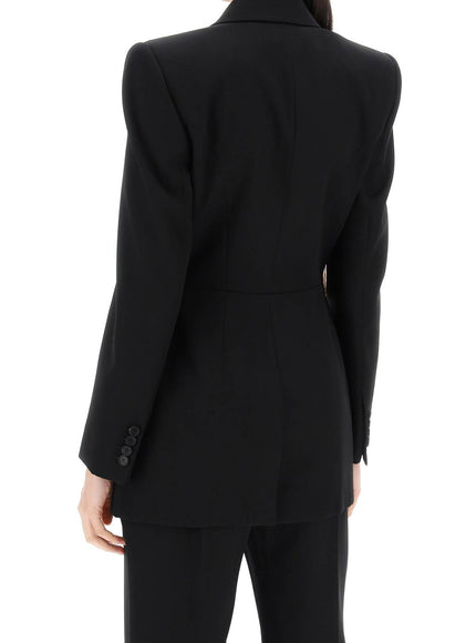 Alexander Mcqueen fitted jacket with bustier details