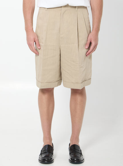 Jacquemus Pastro Bermuda Shorts Beige
