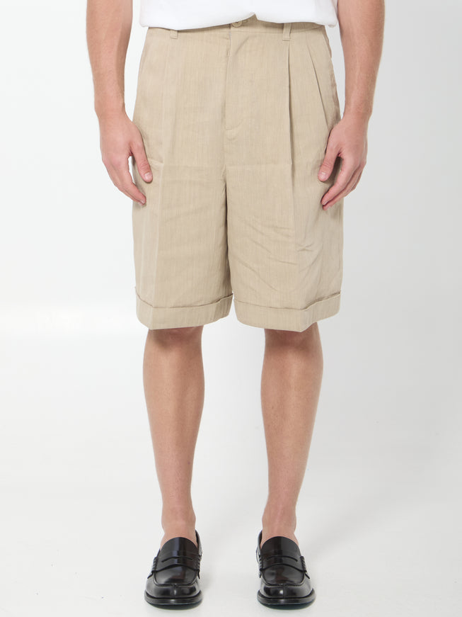 Jacquemus Pastro Bermuda Shorts Beige