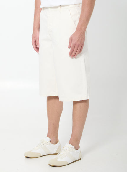 Ami Paris Loose Twill Bermuda Shorts