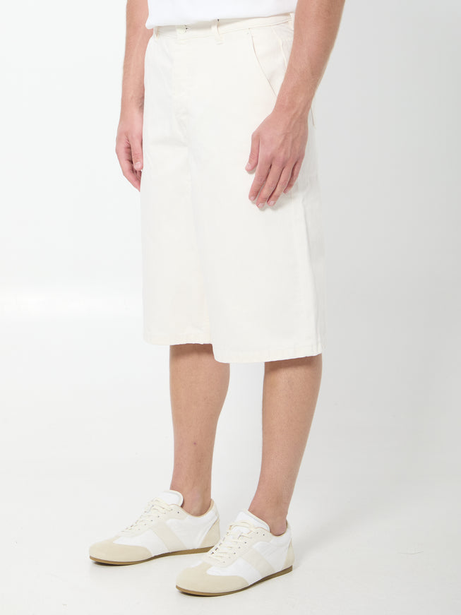 Ami Paris Loose Twill Bermuda Shorts