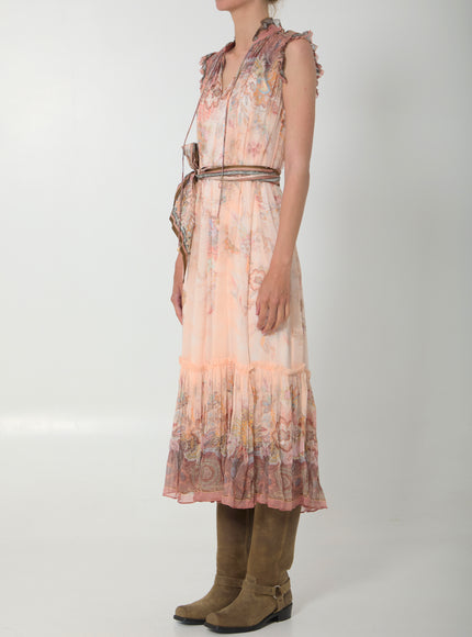 Zimmermann Alchemy Midi Fluid Dress