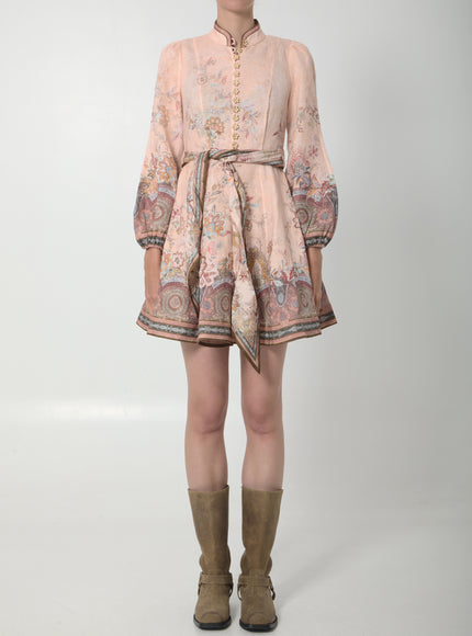 Zimmermann Alchemy Mini Dress Pink