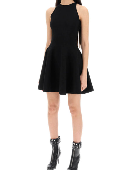 Alexander Mcqueen "mini knitted skater dress