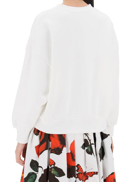 Alexander Mcqueen shadow rose sweatshirt