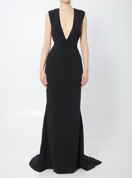 Solace London Althea Maxi Dress Black