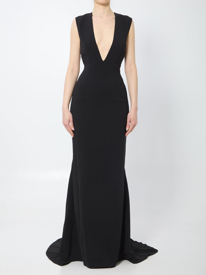 Solace London Althea Maxi Dress Black
