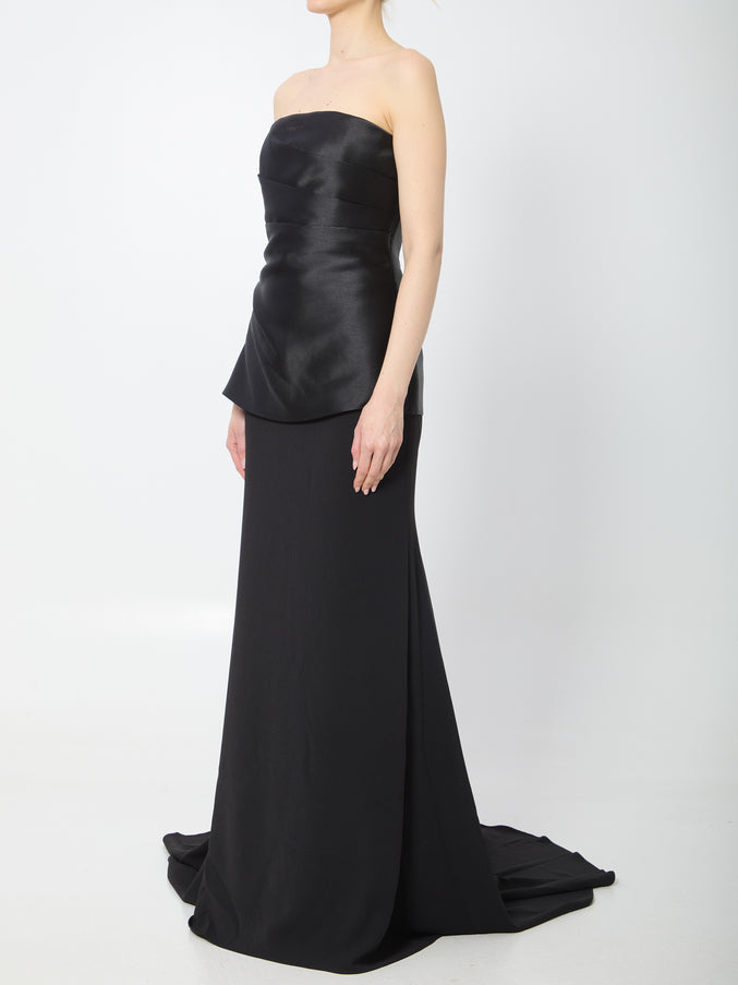 Solace London Alia Strapless Maxi Gown