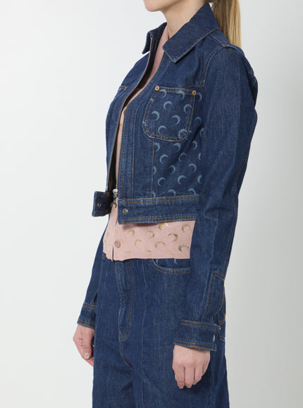 Marine Serre Midnight Trucker Jacket