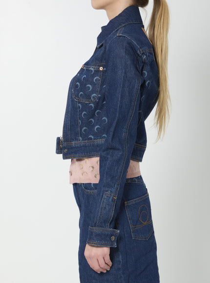 Marine Serre Midnight Trucker Jacket