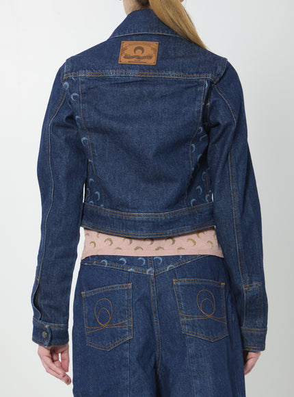 Marine Serre Midnight Trucker Jacket