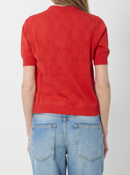 Gucci Silk And Cotton Knit T-shirt