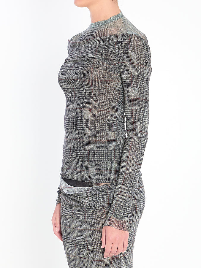 Jean Paul Gaultier Body Shadow And Prince Of Wales Top