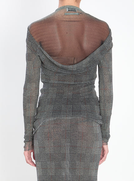Jean Paul Gaultier Body Shadow And Prince Of Wales Top