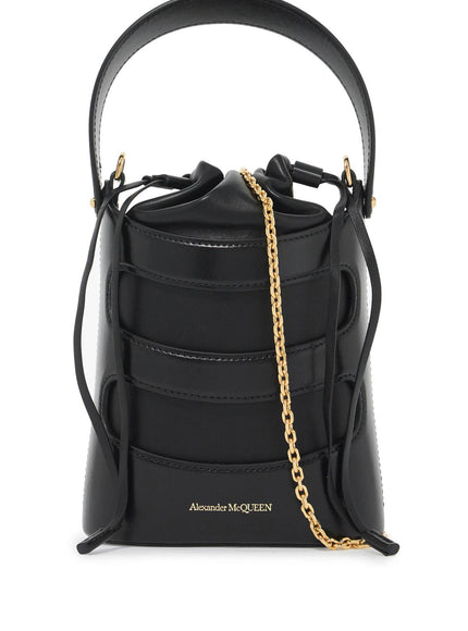 Alexander Mcqueen mini bucket bag by the rise