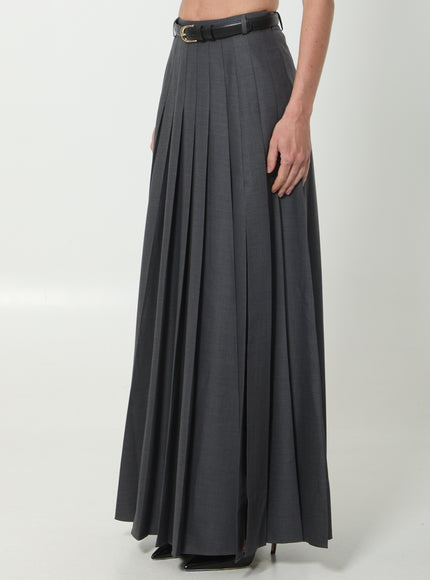 Self Portrait Pleated Maxi Dress