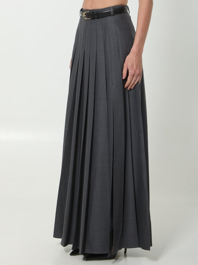 Self Portrait Pleated Maxi Dress