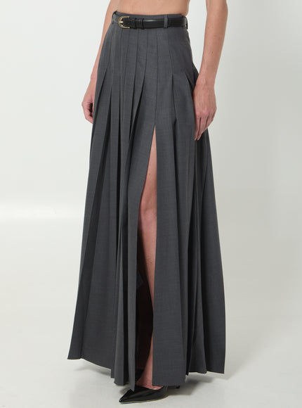 Self Portrait Pleated Maxi Dress