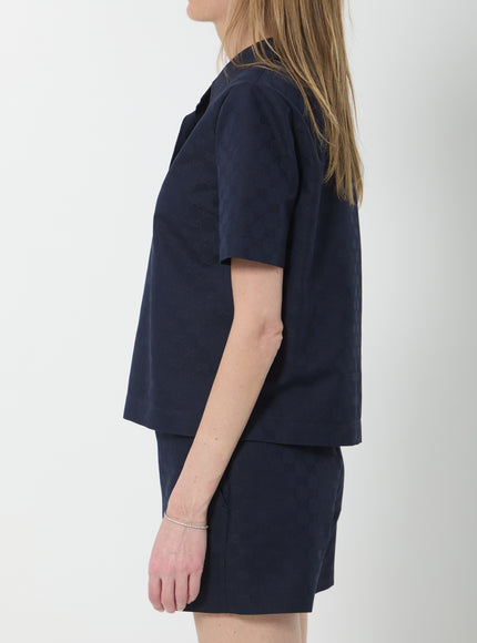 Gucci Gg Cotton Gabardine Top