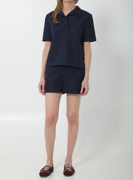 Gucci Gg Cotton Gabardine Top